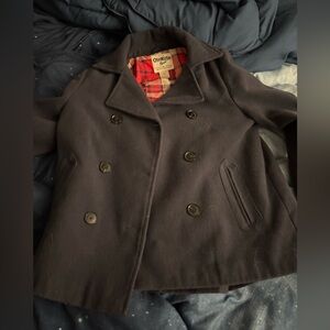 OshKosh B'gosh Boys Dark Peacoat with Red Lining